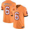 Tampa Bay Buccaneers Baker Mayfield Throwback Vapor Limited Jersey - All Stitched - Creamsicle