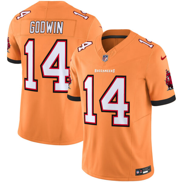 Tampa Bay Buccaneers Chris Godwin Throwback Vapor Limited Jersey - All Stitched - Creamsicle