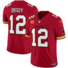 Tampa Bay Buccaneers Tom Brady Throwback Vapor Limited Jersey - All Stitched - Red