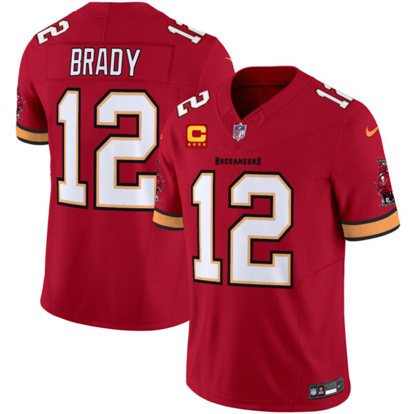 Tampa Bay Buccaneers Tom Brady Throwback Vapor Limited Jersey - All Stitched - Red