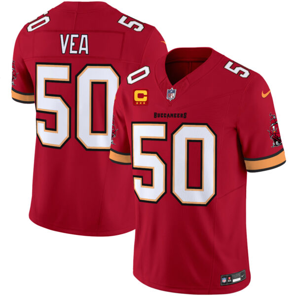 Tampa Bay Buccaneers Vita Vea Throwback Vapor Limited Jersey - All Stitched - Red