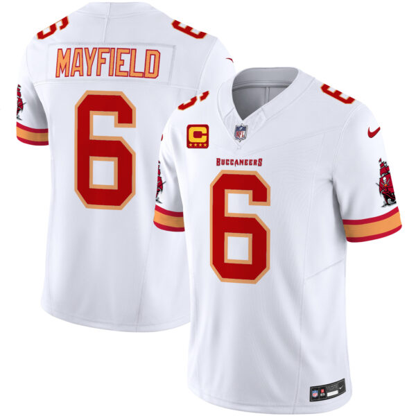 Tampa Bay Buccaneers Baker Mayfield Throwback Vapor Limited Jersey - All Stitched - White