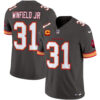 Tampa Bay Buccaneers Antoine Winfield Jr. Throwback Vapor Limited Jersey - All Stitched - Pewter