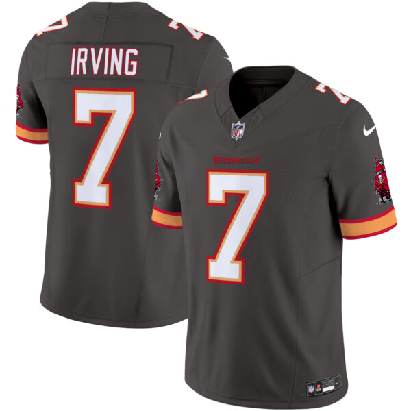 Tampa Bay Buccaneers Bucky Irving Throwback Vapor Limited Jersey - All Stitched - Pewter