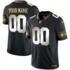 Seattle Seahawks Throwback Vapor Limited Custom Jersey - All Stitched - Black Limited