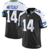 Seattle Seahawks DK Metcalf Throwback Vapor Limited Jersey - All Stitched - Black Alternate