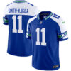 Seattle Seahawks Smith-Njigba Throwback Vapor Limited Jersey - All Stitched - Royal Alternate