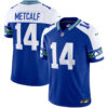 Seattle Seahawks DK Metcalf Throwback Vapor Limited Jersey - All Stitched - Royal Alternate