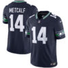 Seattle Seahawks DK Metcalf Throwback Vapor Limited Jersey - All Stitched - Navy