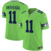 Seattle Seahawks Smith-Njigba Throwback Vapor Limited Jersey - All Stitched - Green