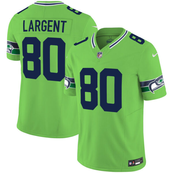Seattle Seahawks Steve Largent Throwback Vapor Limited Jersey - All Stitched - Green