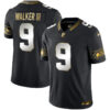 Seattle Seahawks Walker III Throwback Vapor Limited Jersey - All Stitched - Black Limited