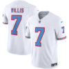 Tennessee Titans Malik Willis Throwback Limited Vapor Jersey - All Stitched - White