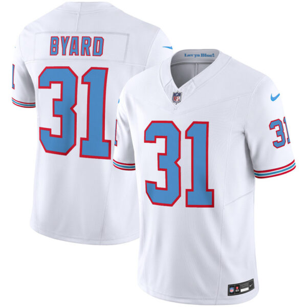 Tennessee Titans Kevin Byard Throwback Limited Vapor Jersey - All Stitched - White