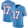 Tennessee Titans Ryan Tannehill Throwback Limited Vapor Jersey - All Stitched - Light Blue