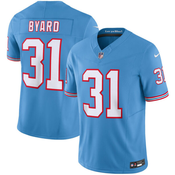 Tennessee Titans Kevin Byard Throwback Limited Vapor Jersey - All Stitched - Light Blue