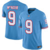 Tennessee Titans Steve Mcnair Throwback Limited Vapor Jersey - All Stitched - Light Blue