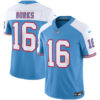 Tennessee Titans Treylon Burks Throwback Limited Vapor Jersey - All Stitched - Alternate