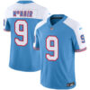 Tennessee Titans Steve Mcnair Throwback Limited Vapor Jersey - All Stitched - Alternate