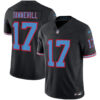 Tennessee Titans Ryan Tannehill Throwback Limited Vapor Jersey - All Stitched - Black