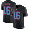 Tennessee Titans Treylon Burks Throwback Limited Vapor Jersey - All Stitched - Black