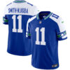 Seattle Seahawks Smith-Njigba Throwback Vapor Limited Jersey - All Stitched - Royal Alternate