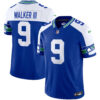 Seattle Seahawks Walker III Throwback Vapor Limited Jersey - All Stitched - Royal Alternate