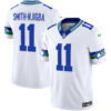 Seattle Seahawks Smith-Njigba Throwback Vapor Limited Jersey - All Stitched - White
