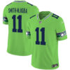 Seattle Seahawks Smith-Njigba Throwback Vapor Limited Jersey - All Stitched - Green