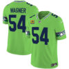 Seattle Seahawks Bobby Wagner Throwback Vapor Limited Jersey - All Stitched - Green