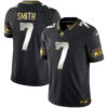 Seattle Seahawks Geno Smith Throwback Vapor Limited Jersey - All Stitched - Black Limited