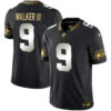 Seattle Seahawks Walker III Throwback Vapor Limited Jersey - All Stitched - Black Limited