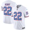 Tennessee Titans Derrick Henry Throwback Limited Vapor Jersey - All Stitched - White