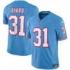 Tennessee Titans Kevin Byard Throwback Limited Vapor Jersey - All Stitched - Light Blue