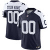 Dallas Cowboys Throwback Limited Vapor Custom Jersey - All Stitched - Alternate