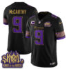 Minnesota Vikings J.J. McCarthy Fangear Warrior Skol Patch Limited Vapor Jersey - All Stitched - Valkyrie