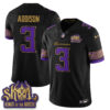 Minnesota Vikings Jordan Addison Fangear Warrior Skol Patch Limited Vapor Jersey - All Stitched - Valkyrie
