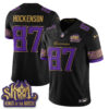 Minnesota Vikings T.J. Hockenson Fangear Warrior Skol Patch Limited Vapor Jersey - All Stitched - Valkyrie