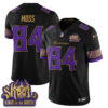 Minnesota Vikings Randy Moss Fangear Warrior Skol Patch Limited Vapor Jersey - All Stitched - Valkyrie