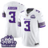 Minnesota Vikings Jordan Addison Fangear Warrior Skol Patch Limited Vapor Jersey - All Stitched - White