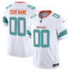 Miami Dolphins 2025 "Rivalries" Vapor Limited Custom Jersey - All Stitched - White