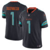 Miami Dolphins Tua Tagovailoa Rivalries Vapor Limited Jersey - All Stitched - Dark Waters