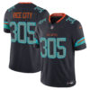 Miami Dolphins ViceCity 305 Rivalries Vapor Limited Jersey - All Stitched - Dark Waters