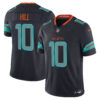 Miami Dolphins Tyreek Hill Rivalries Vapor Limited Jersey - All Stitched - Dark Waters