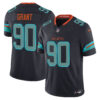Miami Dolphins Kenneth Grant Rivalries Vapor Limited Jersey - All Stitched - Dark Waters