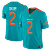 Miami Dolphins Bradley Chubb Rivalries Vapor Limited Jersey - All Stitched - Aqua
