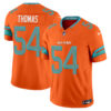 Miami Dolphins Zach Thomas Rivalries Vapor Limited Jersey - All Stitched - Orange