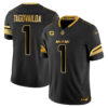 Miami Dolphins Tua Tagovailoa 2025 Rivalries Gold Vapor Limited Jersey - All Stitched - Black Gold