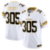 Miami Dolphins ViceCity 305 2025 Rivalries Gold Vapor Limited Jersey - All Stitched - White Gold