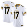 Miami Dolphins Jaylen Waddle 2025 Rivalries Gold Vapor Limited Jersey - All Stitched - White Gold